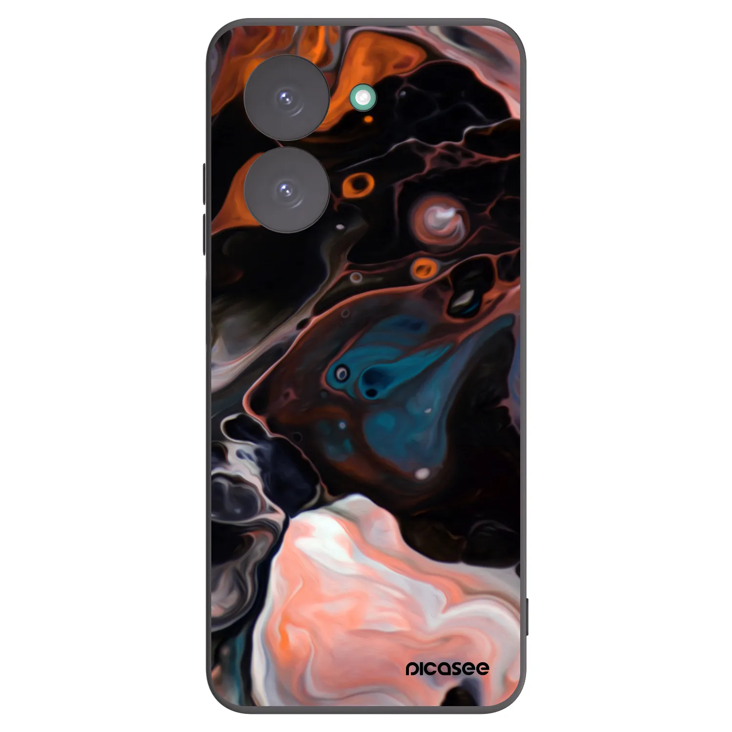 Picasee silikonowe czarne etui na Xiaomi Redmi A5 - Cream
