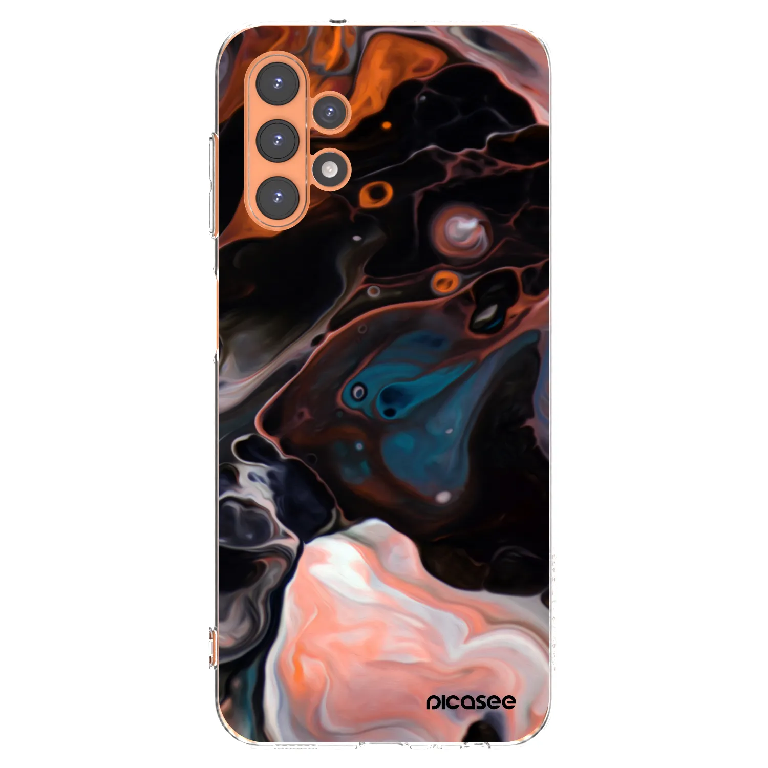 Picasee silikonowe przeźroczyste etui na Samsung Galaxy A13 5G - Cream