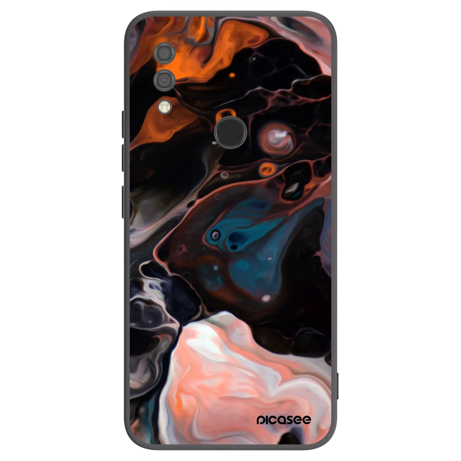 Picasee silikonowe czarne etui na Xiaomi Redmi 7 - Cream