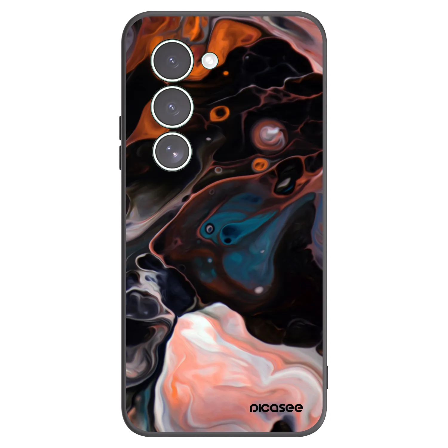 Picasee silikonowe czarne etui na Xiaomi Redmi 15 5G - Cream