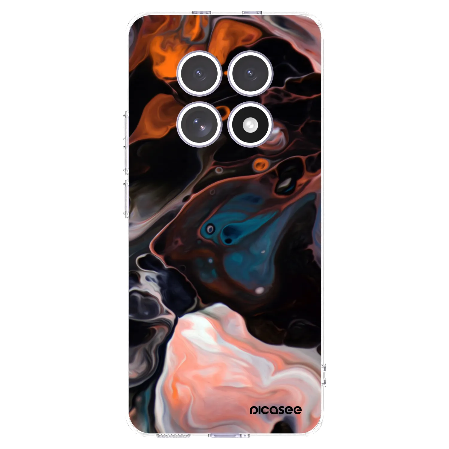 Picasee silikonowe przeźroczyste etui na Xiaomi Redmi Note 15 - Cream