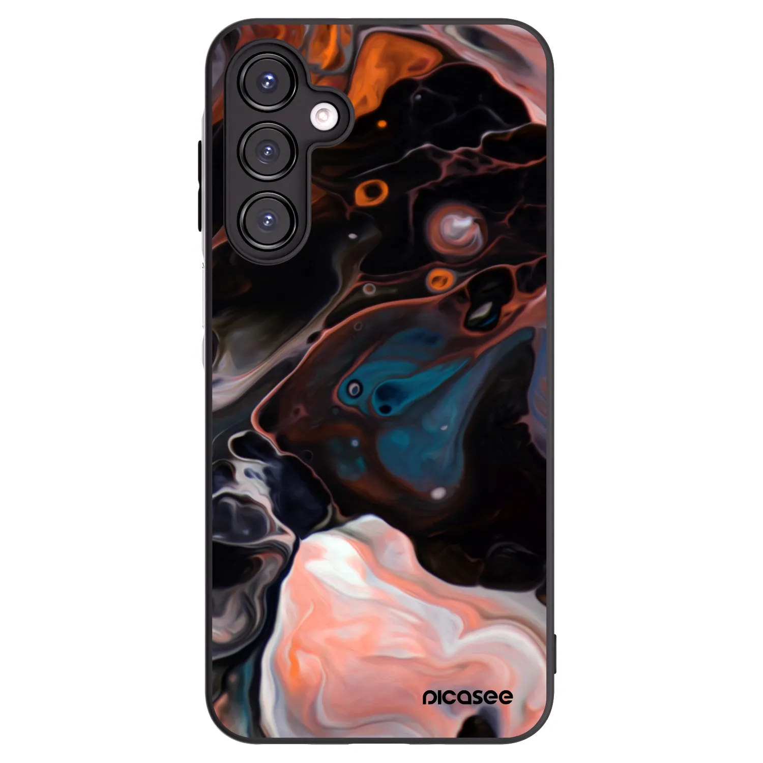 Picasee silikonowe czarne etui na Samsung Galaxy A16 4G - Cream