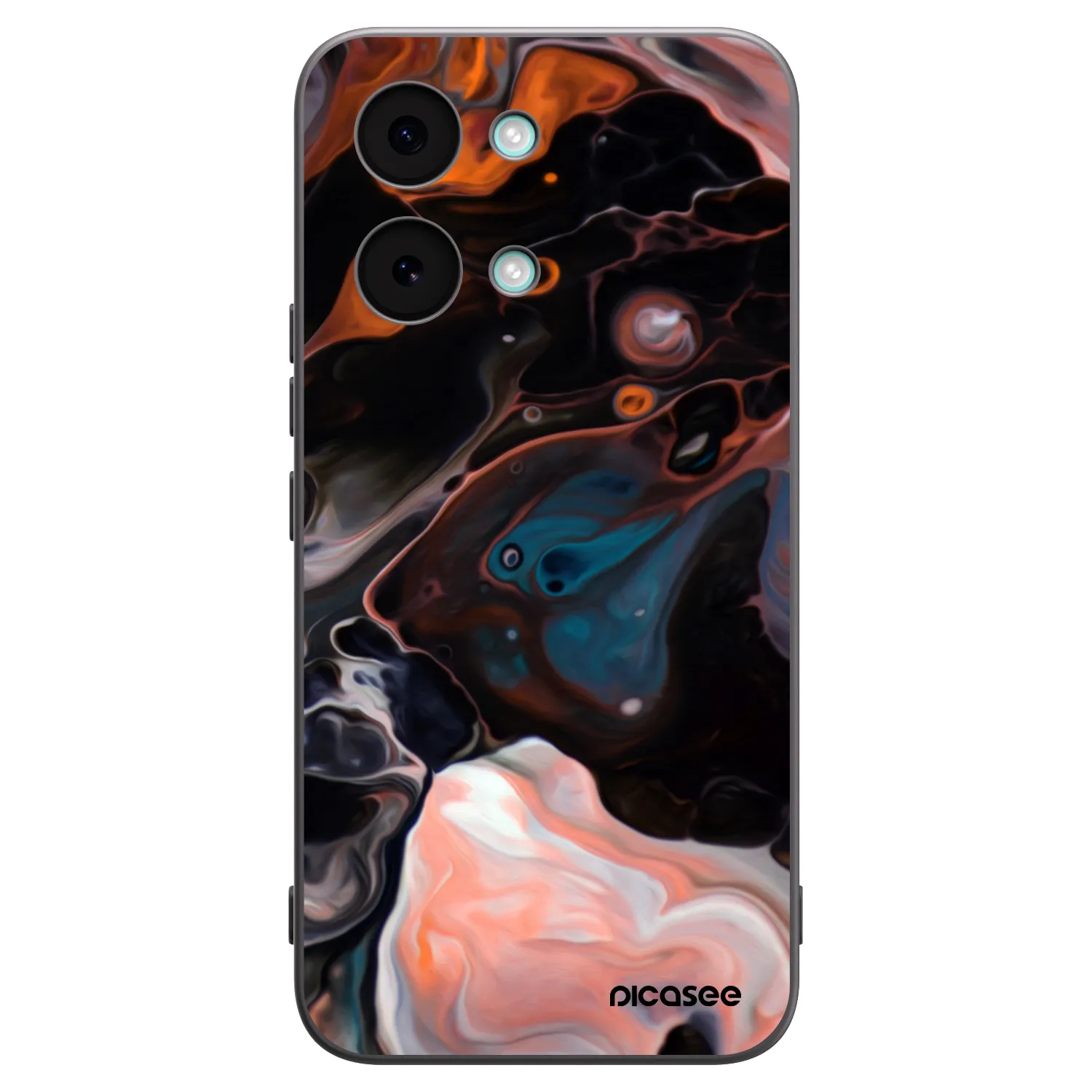 Picasee silikonowe czarne etui na Xiaomi Poco X8 Pro Max - Cream