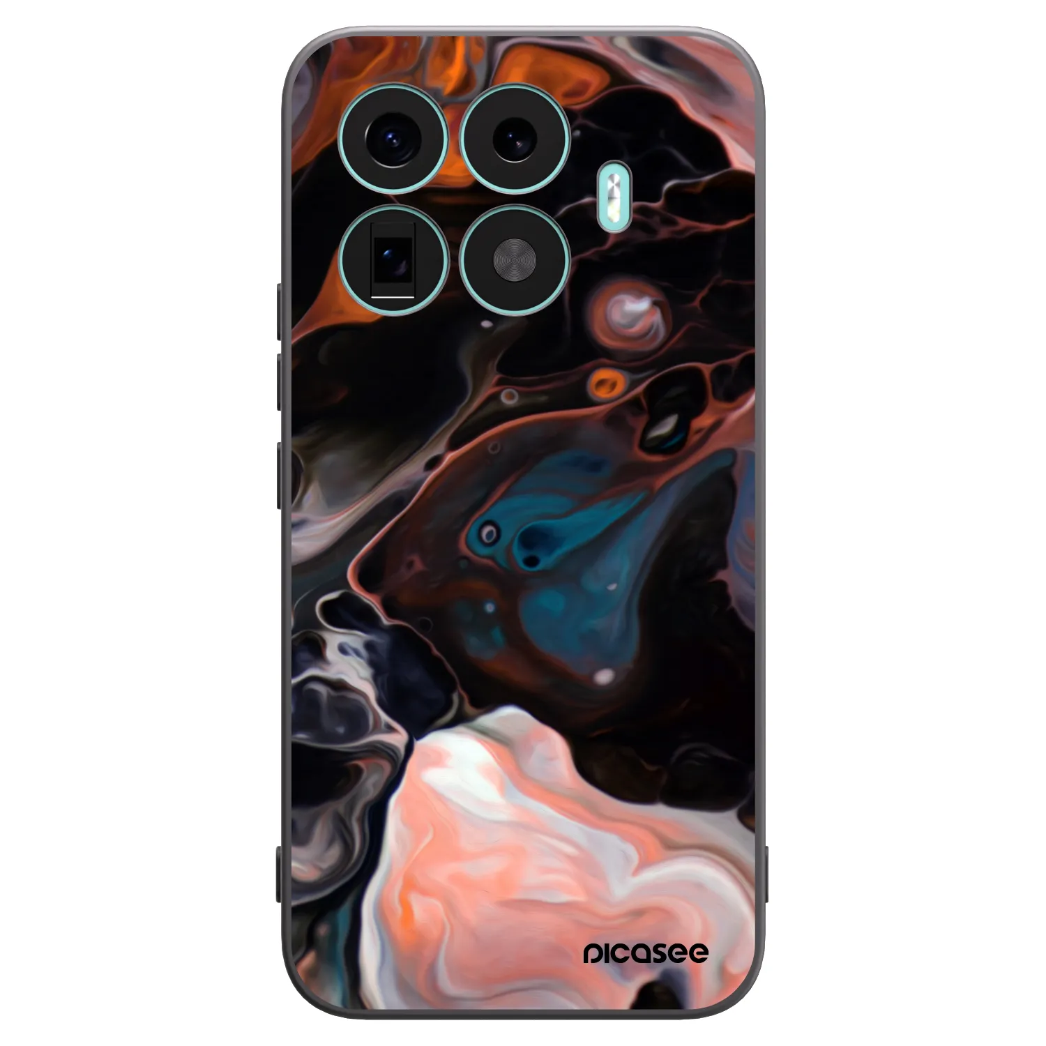 Picasee silikonowe czarne etui na Xiaomi 17T Pro - Cream
