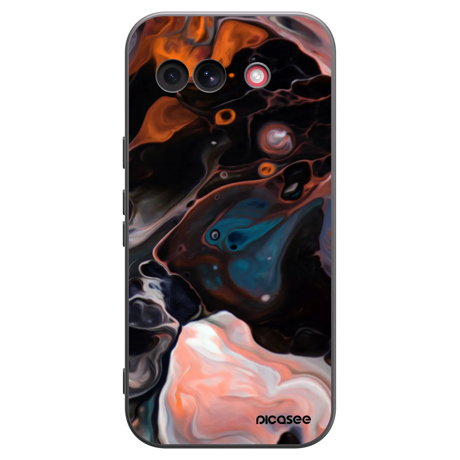 Picasee silikonowe czarne etui na Google Pixel 10a - Cream