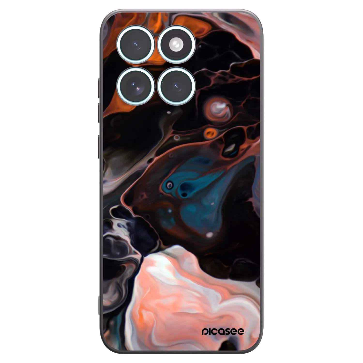 Picasee silikonowe czarne etui na Motorola Edge 70 Fusion - Cream