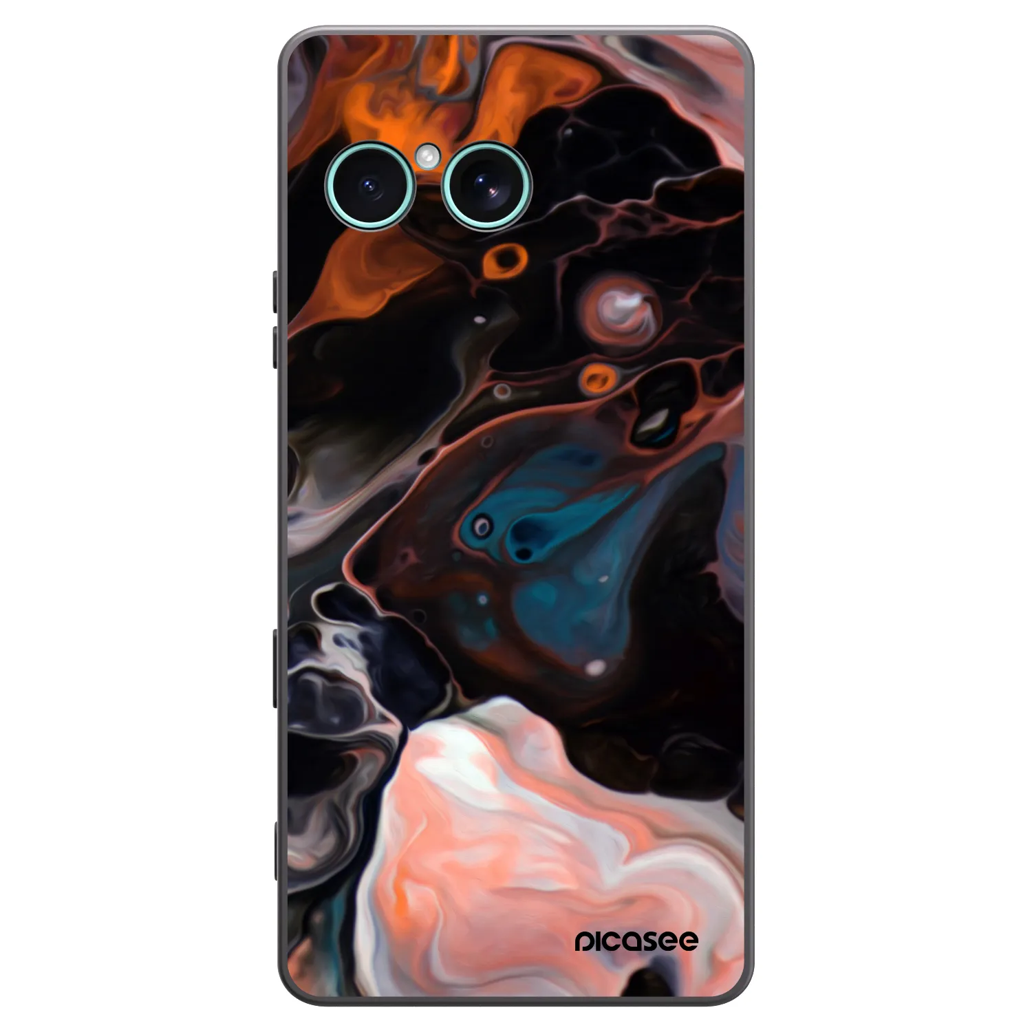 Picasee silikonowe czarne etui na Sony Xperia 10 VII - Cream