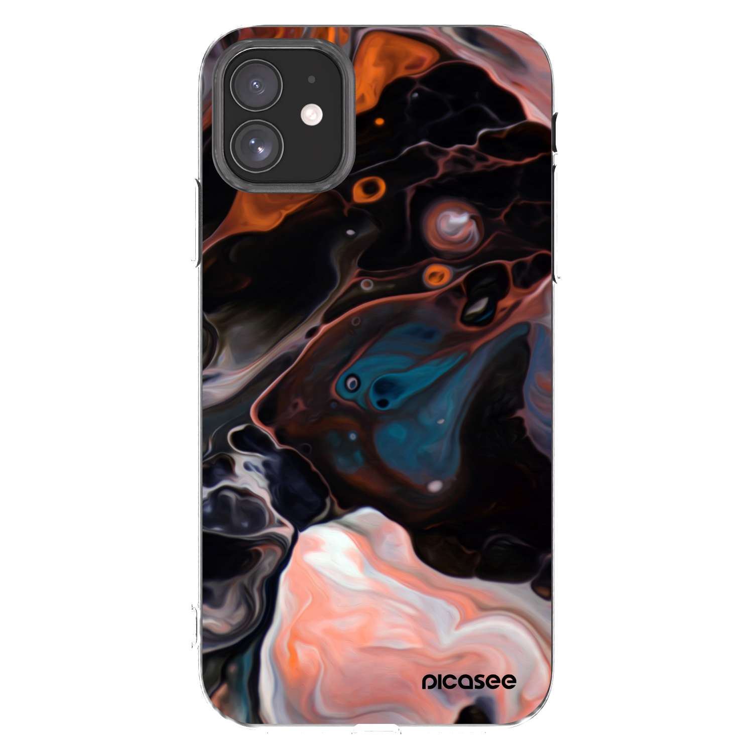 Picasee silikonowe przeźroczyste etui na Apple iPhone 11 - Cream