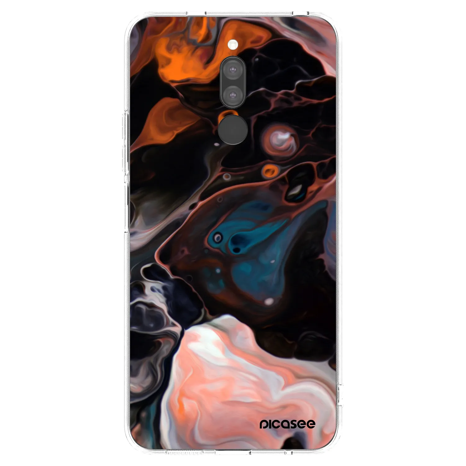 Picasee silikonowe przeźroczyste etui na Xiaomi Redmi 8 - Cream