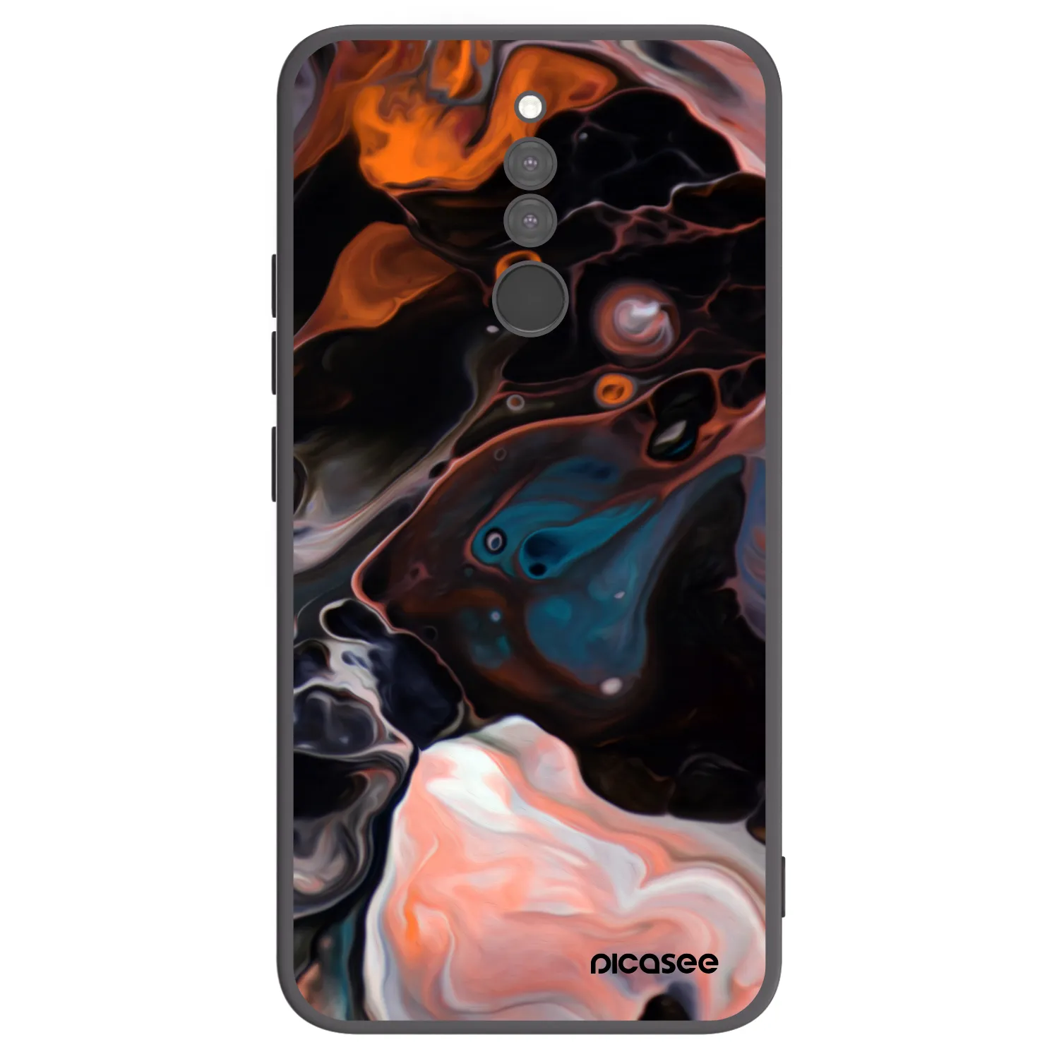 Picasee silikonowe czarne etui na Xiaomi Redmi 8 - Cream