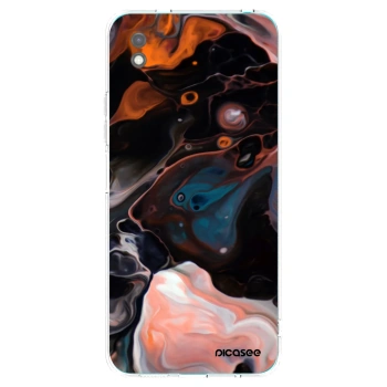 Picasee silikonowe czarne etui na Xiaomi Redmi 9A - Cream