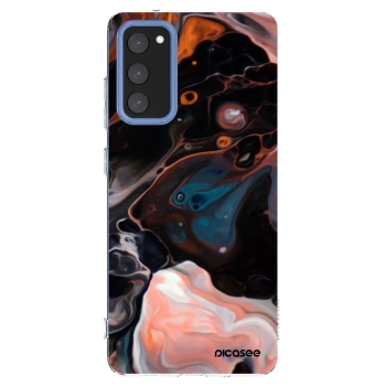 Picasee silikonowe przeźroczyste etui na Samsung Galaxy S20 FE - Cream