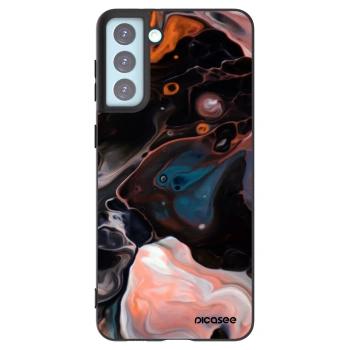 Picasee silikonowe czarne etui na Samsung Galaxy S21+ 5G G996F - Cream
