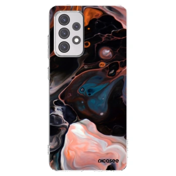 Picasee silikonowe przeźroczyste etui na Samsung Galaxy A52 5G A525F - Cream
