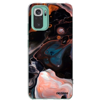 Picasee silikonowe przeźroczyste etui na Xiaomi Redmi Note 10 Pro - Cream