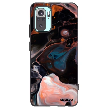 Picasee silikonowe czarne etui na Xiaomi Redmi Note 10 Pro - Cream