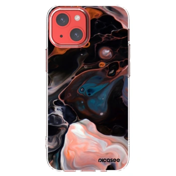 Picasee silikonowe przeźroczyste etui na Apple iPhone 13 mini - Cream