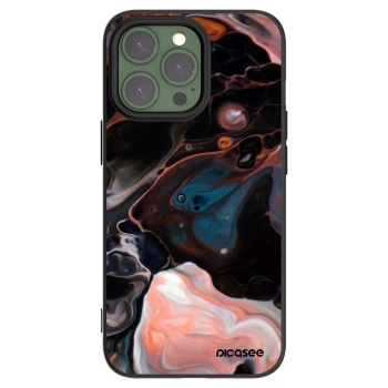 Picasee silikonowe czarne etui na Apple iPhone 13 Pro - Cream