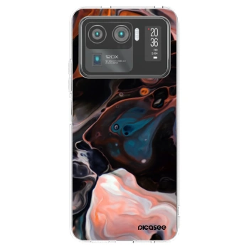 Picasee silikonowe przeźroczyste etui na Xiaomi Mi 11 Ultra - Cream