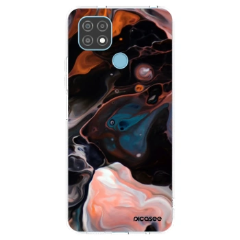 Picasee silikonowe przeźroczyste etui na Realme C21 - Cream
