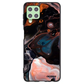 Picasee silikonowe czarne etui na Samsung Galaxy A22 A225F 4G - Cream