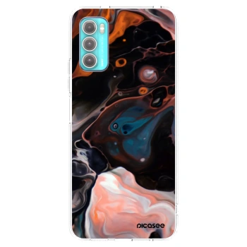 Picasee silikonowe przeźroczyste etui na Motorola Moto G60 - Cream
