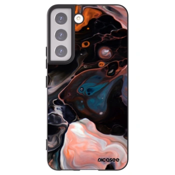 Picasee silikonowe czarne etui na Samsung Galaxy S22 5G - Cream