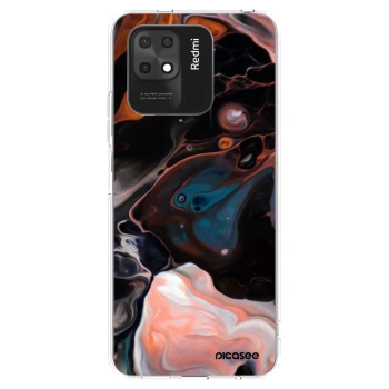 Picasee silikonowe przeźroczyste etui na Xiaomi Redmi 10C - Cream