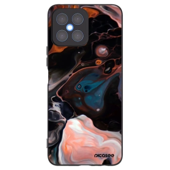 Picasee silikonowe czarne etui na Honor X8 4G - Cream