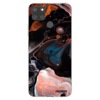 Picasee silikonowe przeźroczyste etui na Realme C21Y - Cream