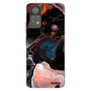 Picasee silikonowe przeźroczyste etui na Xiaomi Redmi Note 11S 5G - Cream