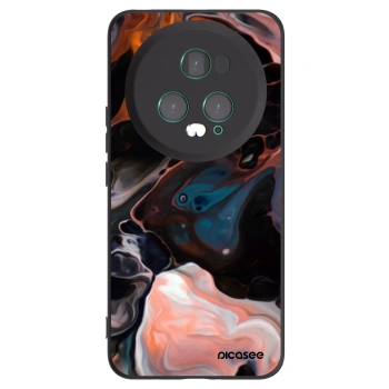 Picasee silikonowe czarne etui na Honor Magic5 Pro - Cream