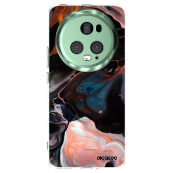 Picasee silikonowe przeźroczyste etui na Honor Magic5 Pro - Cream