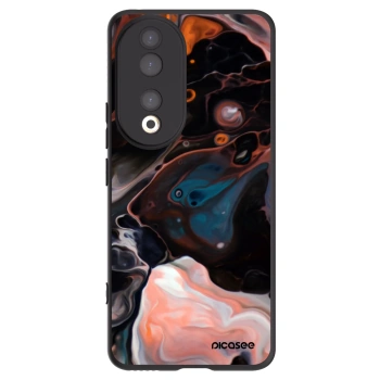 Picasee silikonowe czarne etui na Honor 90 5G - Cream