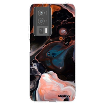 Picasee silikonowe przeźroczyste etui na Xiaomi Poco F5 Pro 5G - Cream