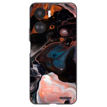 Picasee silikonowe czarne etui na Honor 90 Lite 5G - Cream