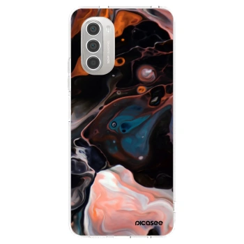 Picasee silikonowe przeźroczyste etui na Motorola Moto G51 - Cream