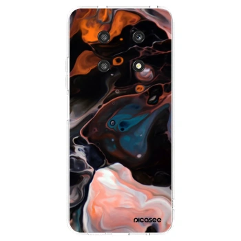 Picasee silikonowe przeźroczyste etui na Honor Magic4 Lite 5G - Cream