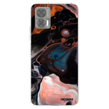 Picasee silikonowe przeźroczyste etui na Motorola Edge 30 Neo - Cream