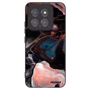 Picasee silikonowe czarne etui na Xiaomi 14 - Cream