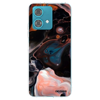 Picasee silikonowe przeźroczyste etui na Motorola Edge 40 Neo - Cream