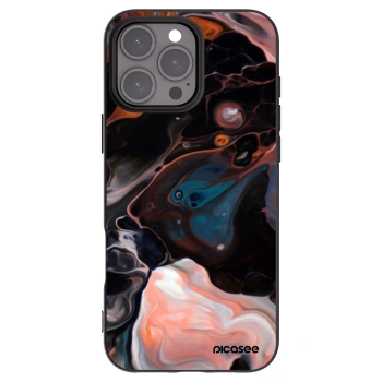 Picasee silikonowe czarne etui na Apple iPhone 16 Pro Max - Cream