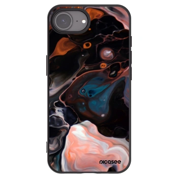 Picasee silikonowe czarne etui na Apple iPhone 16e - Cream