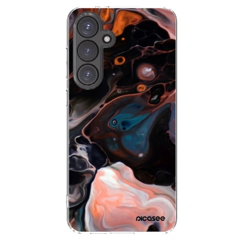 Picasee silikonowe przeźroczyste etui na Samsung Galaxy S24 FE S721B - Cream