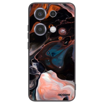 Picasee silikonowe czarne etui na Xiaomi Redmi Note 14S - Cream