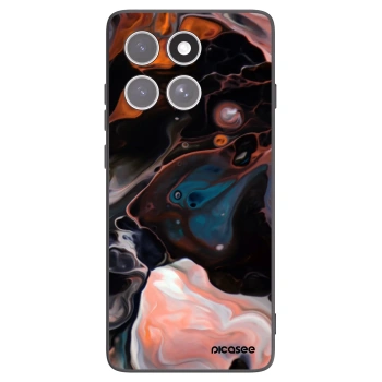 Picasee silikonowe czarne etui na Motorola Edge 60 Fusion - Cream