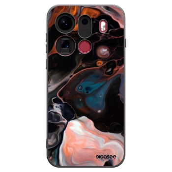 Picasee silikonowe czarne etui na OPPO Find X9 Pro - Cream