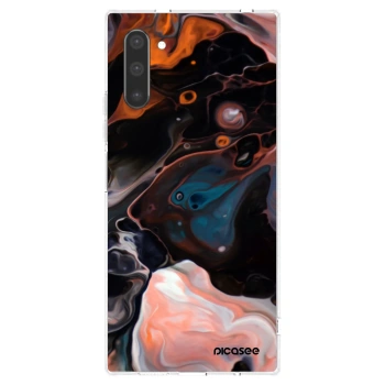 Picasee silikonowe przeźroczyste etui na Samsung Galaxy Note 10 N970F - Cream