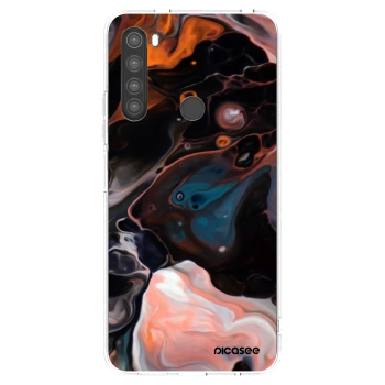 Picasee silikonowe przeźroczyste etui na Xiaomi Redmi Note 8 - Cream