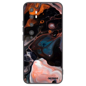 Picasee silikonowe czarne etui na Xiaomi Mi Note 10 (Pro) - Cream